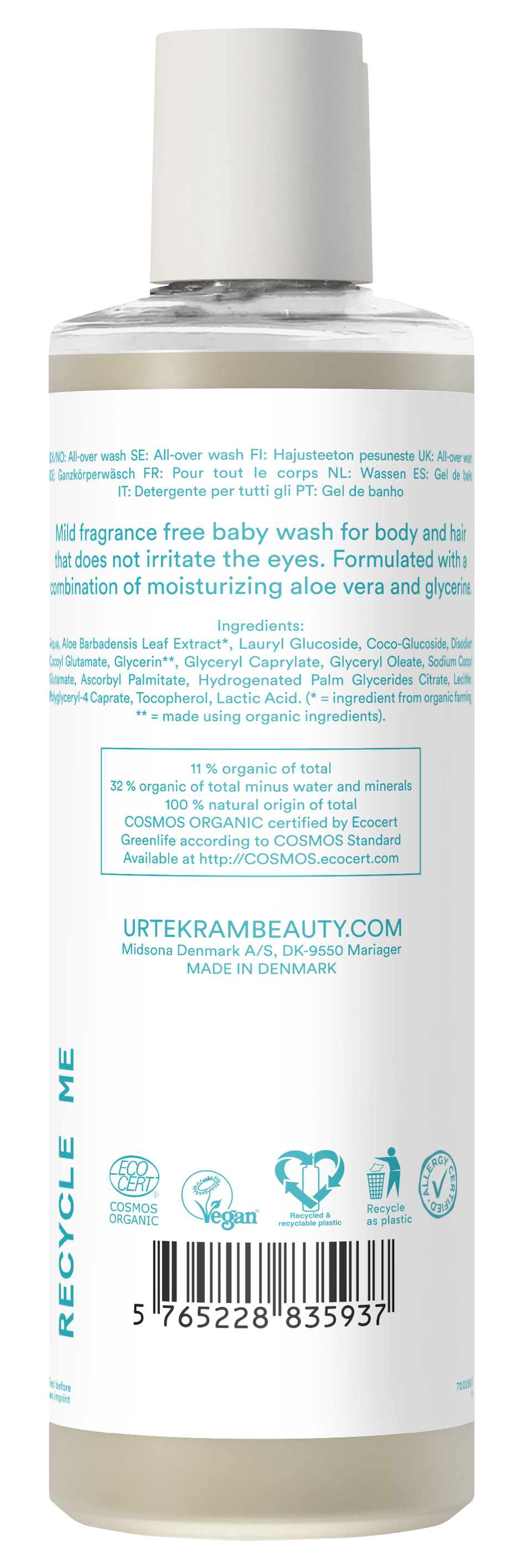 No Perfume Baby All Over Wash f r Haut und Haar 250 ml