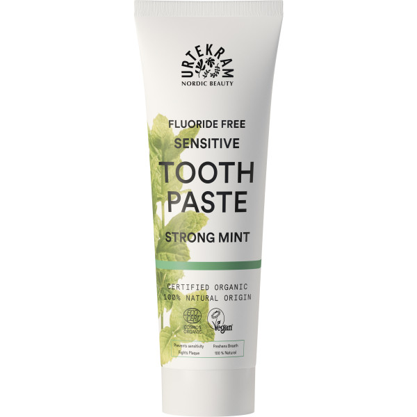 Toothpaste Strong Mint Sensitive Fluoride Free