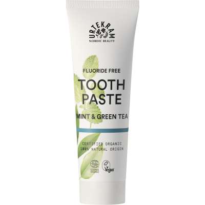Toothpaste Mint & Aloe Vera with Fluoride | Frischer Atem | Zahncremes |  Zhne | Urtekram