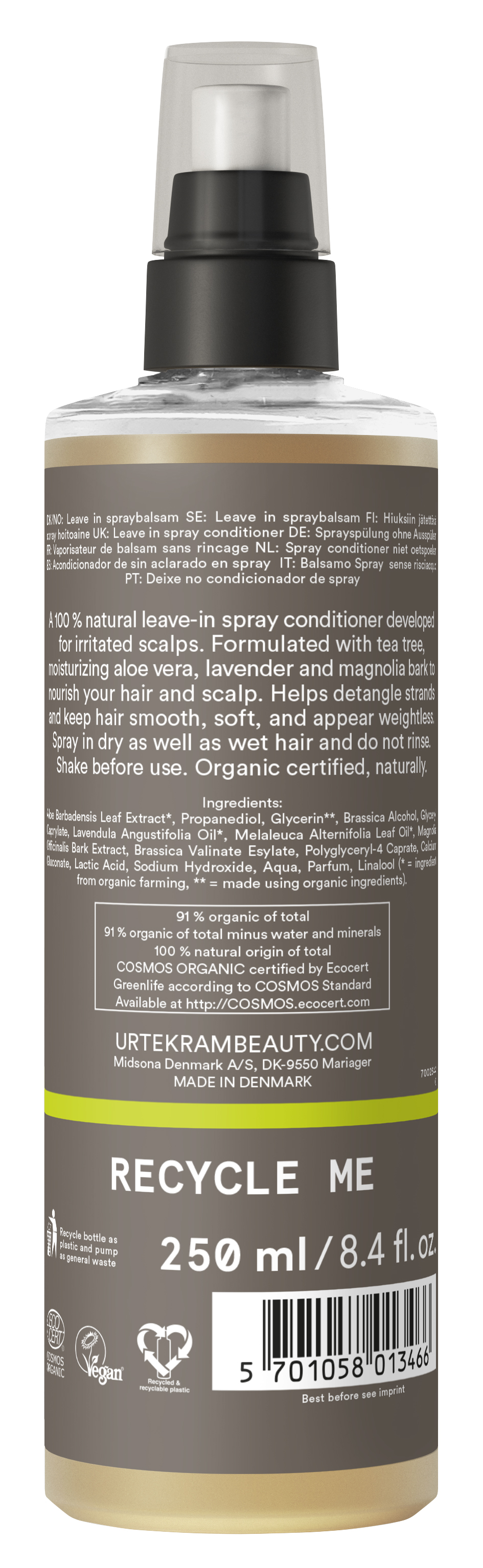 Tea Tree Spray Conditioner 250 ml LeaveIn Spray Conditioner